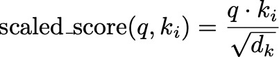 Scaled Score Formula - Image by Author
