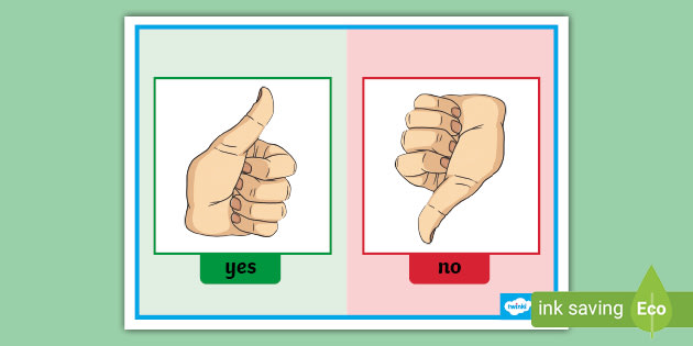 Yes/No Communication Support Cards (teacher made) - Twinkl